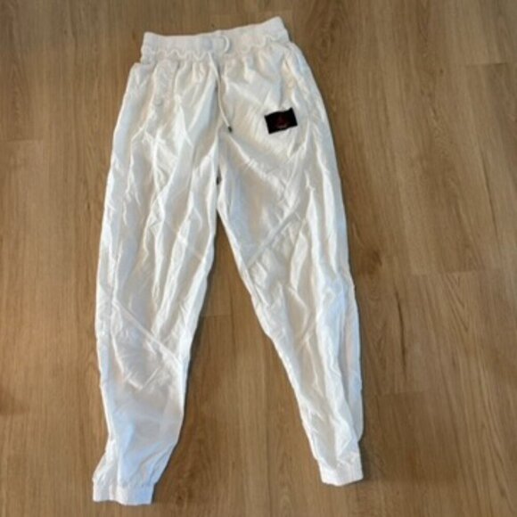 Jordan Pants - ** michael Jordan Y2K VTG Rare Windbreaker Pants Jumpman White Red black Small